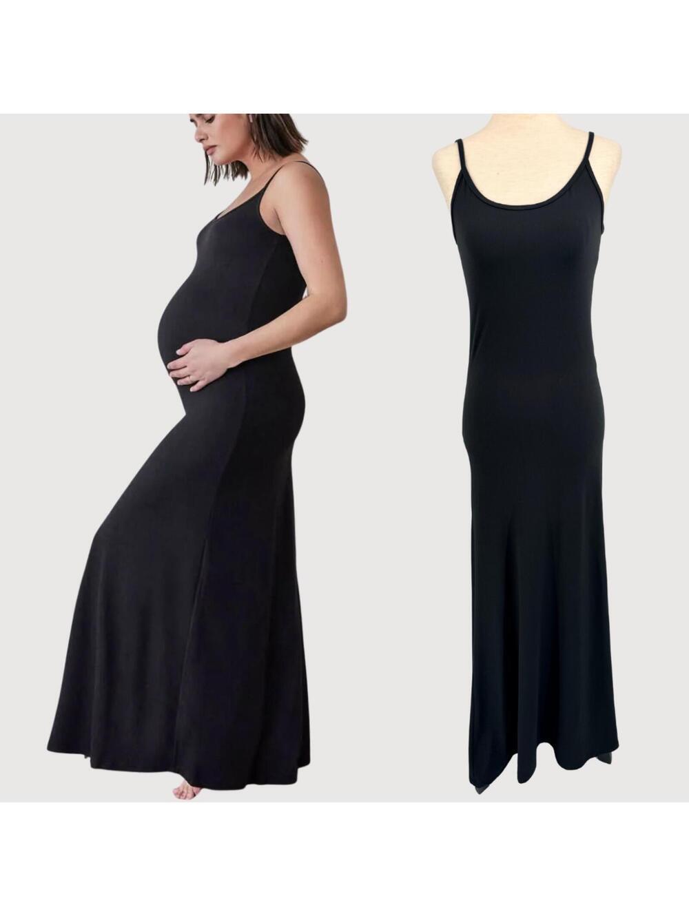 Bumpsuit The Cloud Dress Black Maxi Dress Small